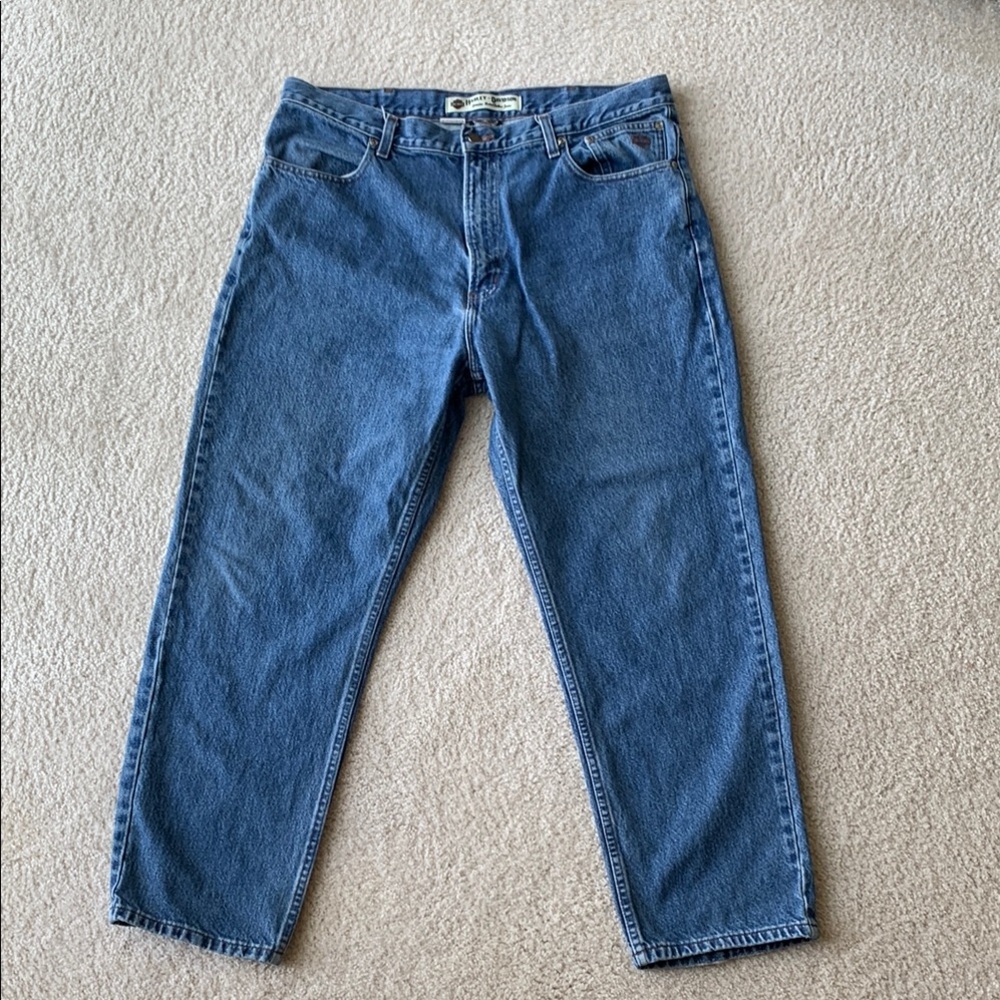Harley Davidson Traditional Fit Denim Jeans Men’s 40 x 30 Blue